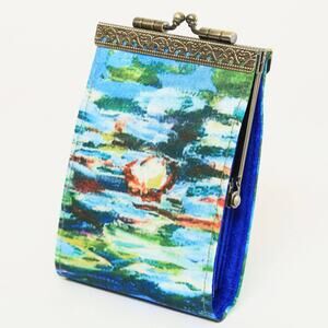 Artist Inspired RFID Card Wallet | Monet Water Lilies